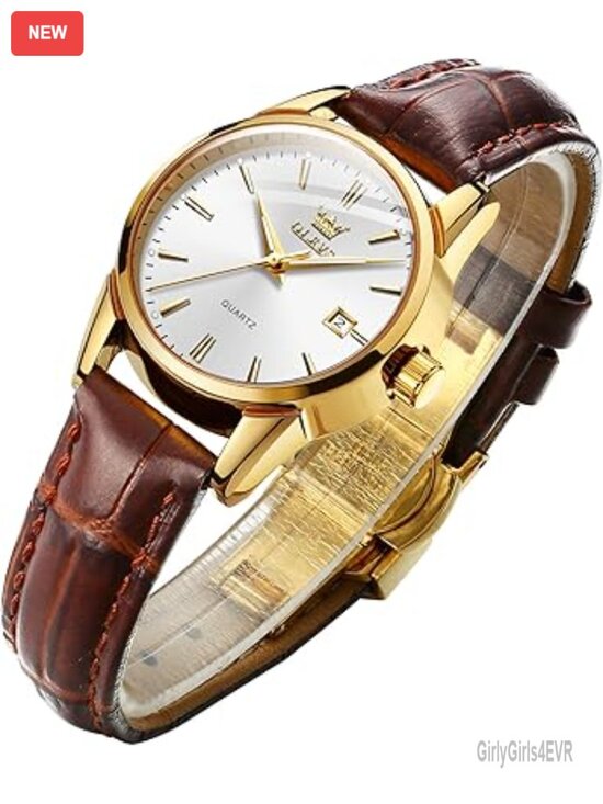 Women\'s Leather Analog Quartz Watch Water Resistant Date Day Luminous Small main image 7
